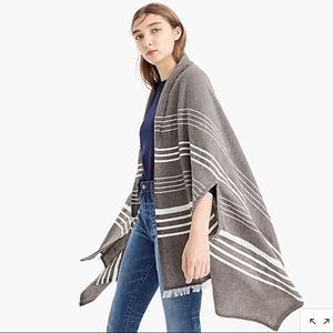 J.Crew Striped Cape Scarf